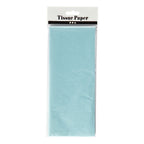 Tissuepapier, vel 50x70 cm, 17 gr, lichtblauw, 10 vel 1 doos