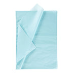 Tissuepapier, vel 50x70 cm, 17 gr, lichtblauw, 10 vel 1 doos