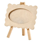 Creativ company houten fotolijst op ezel, 13,2x11,5cm