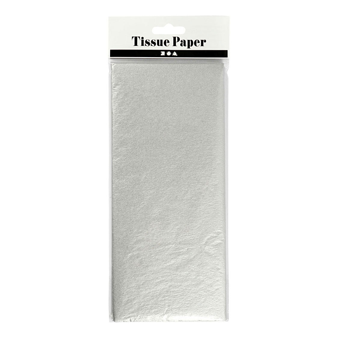 Creativ company tissuepapier, vel 50x70 cm, 17 gr, zilver, 6 vel 1 doos