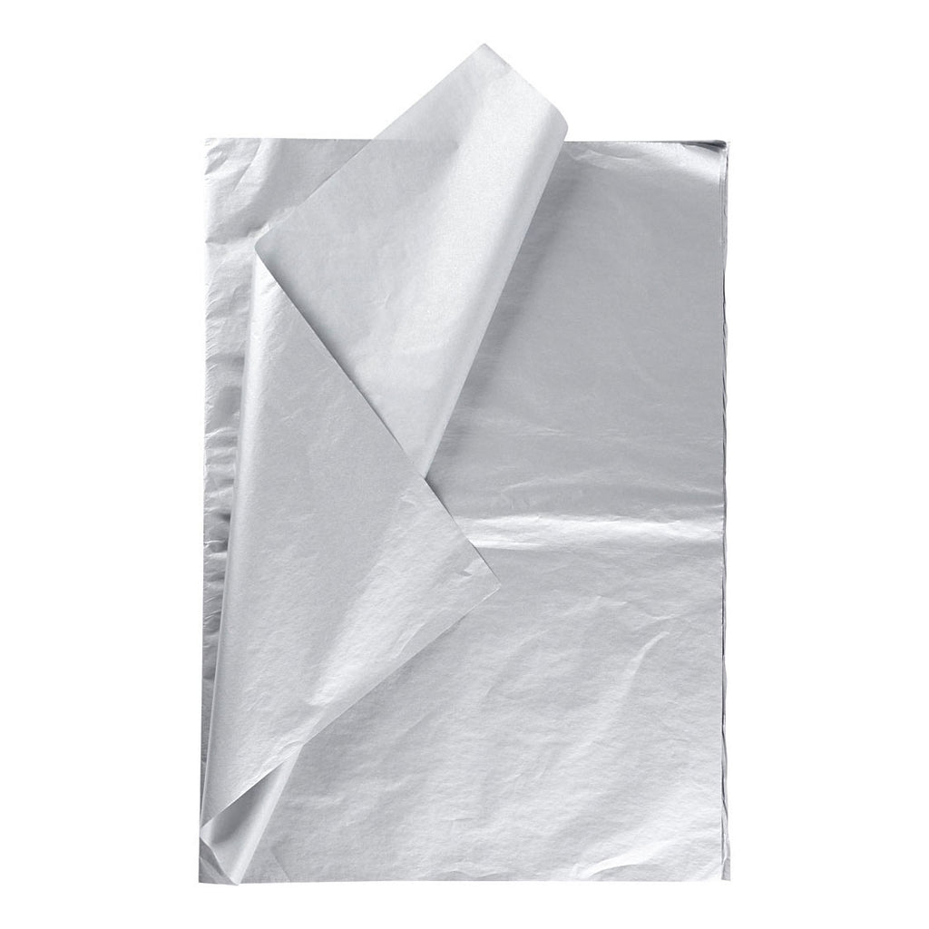 Creativ company tissuepapier, vel 50x70 cm, 17 gr, zilver, 6 vel 1 doos