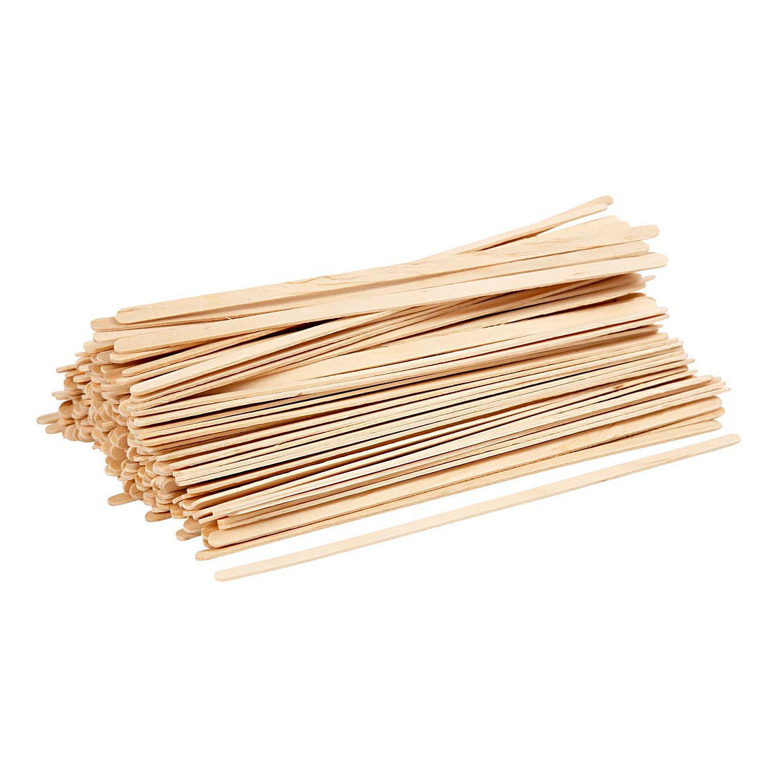 Creativ company houten ijslollystokjes naturel, 200st.