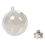 Creativ company deco ballen transparant 6cm, 8st.