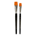 Gold line penselen, afm 16+20, l: 19-20 cm, b: 17-24 mm, plat, 2 stuk 1 doos