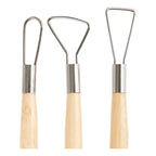 Kleilusgereedschappen, ronde kanten, l: 20 cm, 6 stuk 1 doos