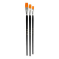 Gold line penselen, afm 12+16+20, l: 30-33 cm, b: 12-20 mm, plat, 3 stuk 1 doos