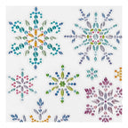 Creativ company diamant stickers ijskristallen, 1 vel