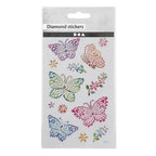 Creativ company diamant stickers vlinder, 1 vel