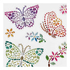 Creativ company diamant stickers vlinder, 1 vel