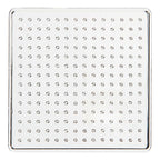 Creativ company strijkkralenbordje helder 7x7cm, 1st.