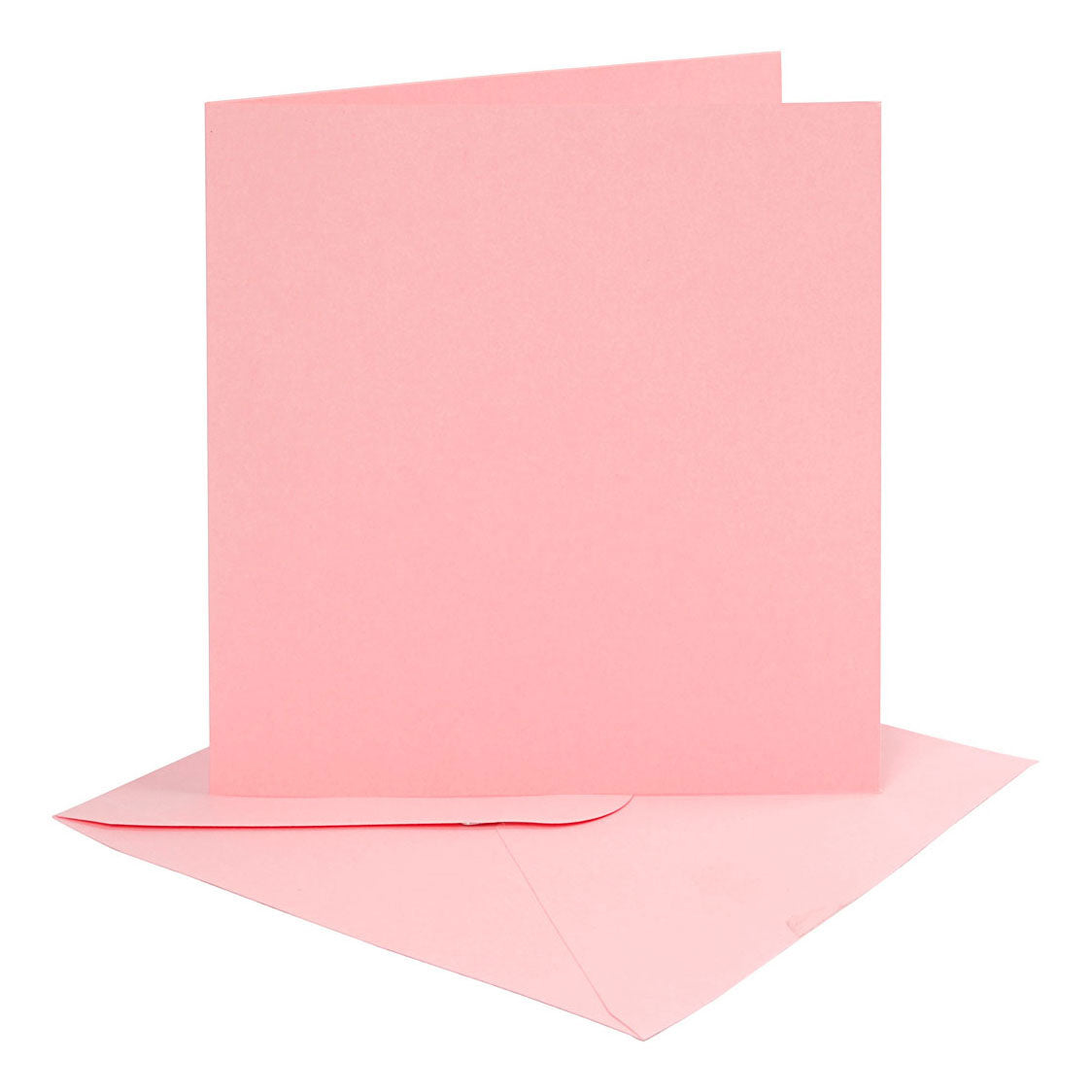 Creativ company kaarten en enveloppen roze, 4st.