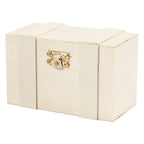 Creativ company houten schatkist, 12,5x7,5x6cm