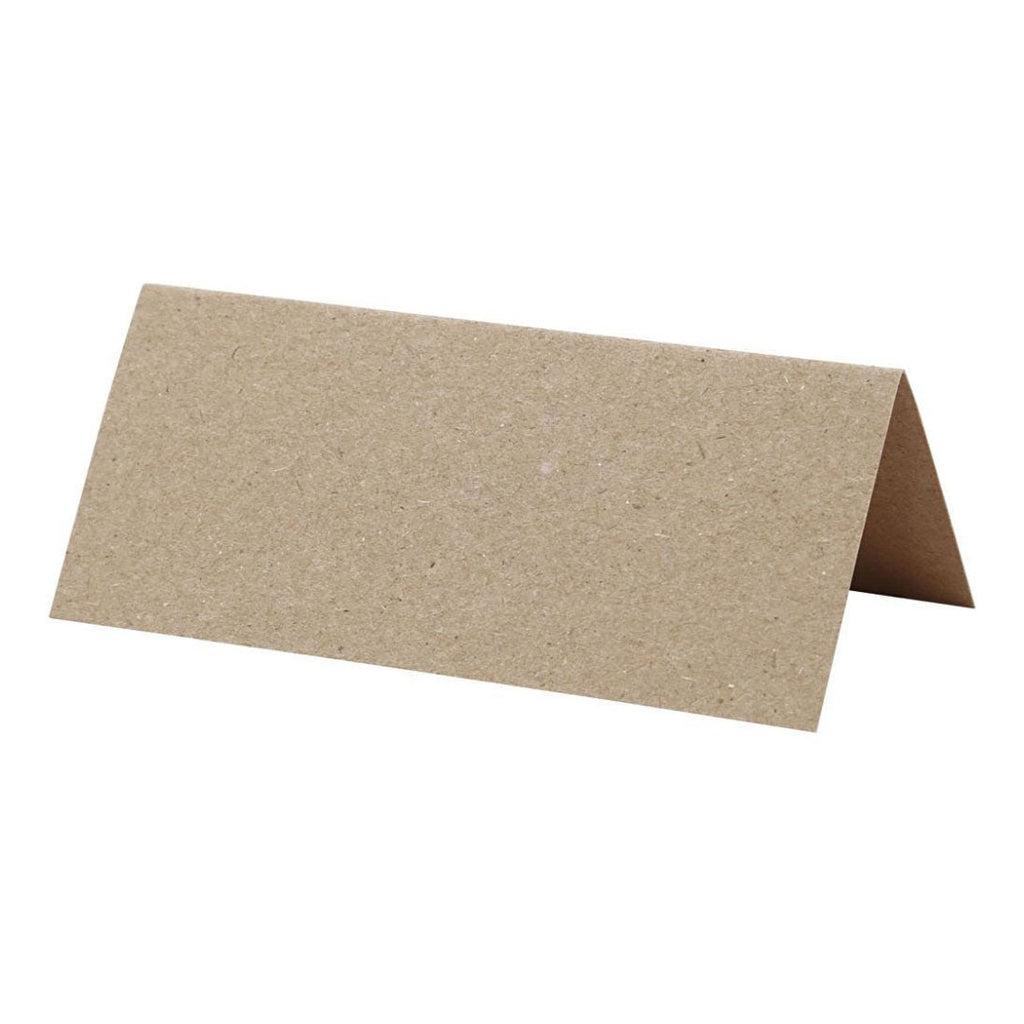 Creativ company naamkaarten, afm 9x4 cm, 220 gr, naturel, 20 stuk 1 doos