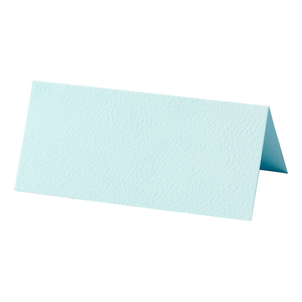 Naamkaarten, afm 9x4 cm, 220 gr, lichtblauw, 20 stuk 1 doos