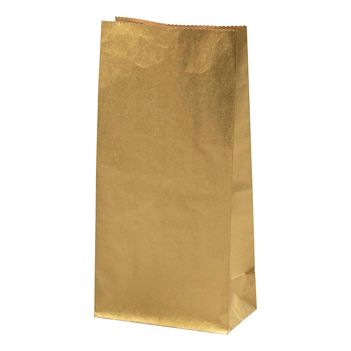 Creativ company papieren zakken, h: 22.5 cm, afm 6,5x11 cm, 50 gr, goud, 10 stuk 1 doos