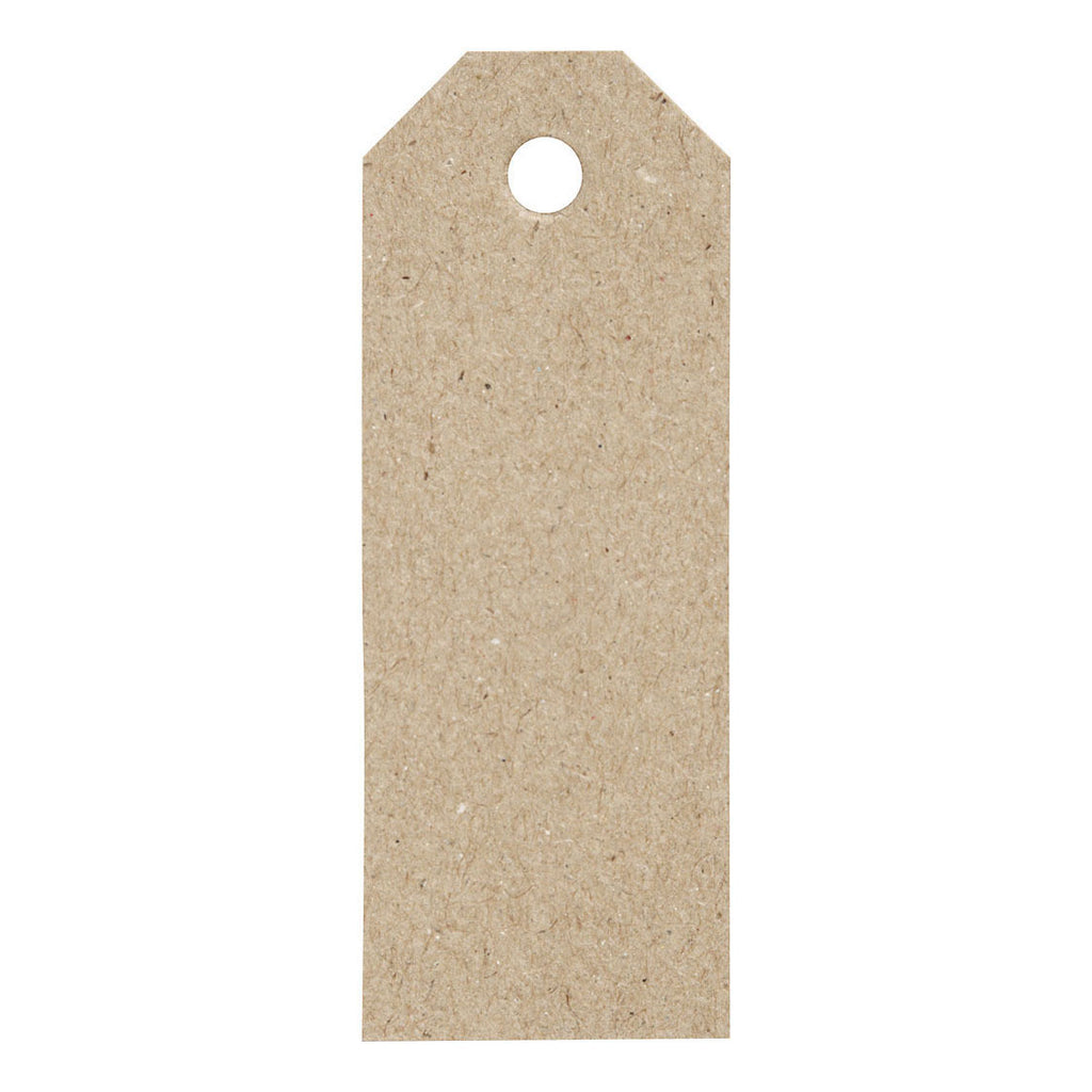 Creativ company manilla-labels, afm 3x8 cm, 220 gr, naturel, 20 stuk 1 doos