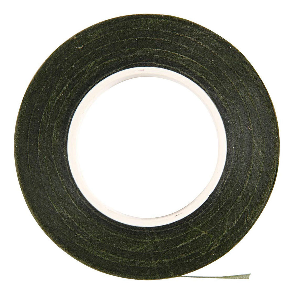Creativ company floral tape donkergroen, 7m