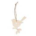 Creativ company houten hanger vogel, set van 5