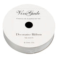 Creativ company cadeaulint, b: 18 mm, matt, zilver, 25 m 1 rol