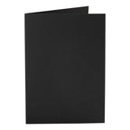 Creativ company kaarten, afmeting kaart 10,5x15 cm, 220 gr, zwart, 10 stuk 1 doos