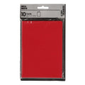 Kaarten, afmeting kaart 10,5x15 cm, 220 gr, rood, 10 stuk 1 doos