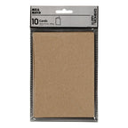 Kaarten, afmeting kaart 10,5x15 cm, 220 gr, naturel, 10 stuk 1 doos