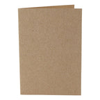 Kaarten, afmeting kaart 10,5x15 cm, 220 gr, naturel, 10 stuk 1 doos