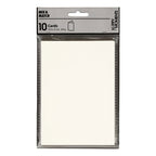 Kaarten, afmeting kaart 10,5x15 cm, 220 gr, off-white, 10 stuk 1 doos