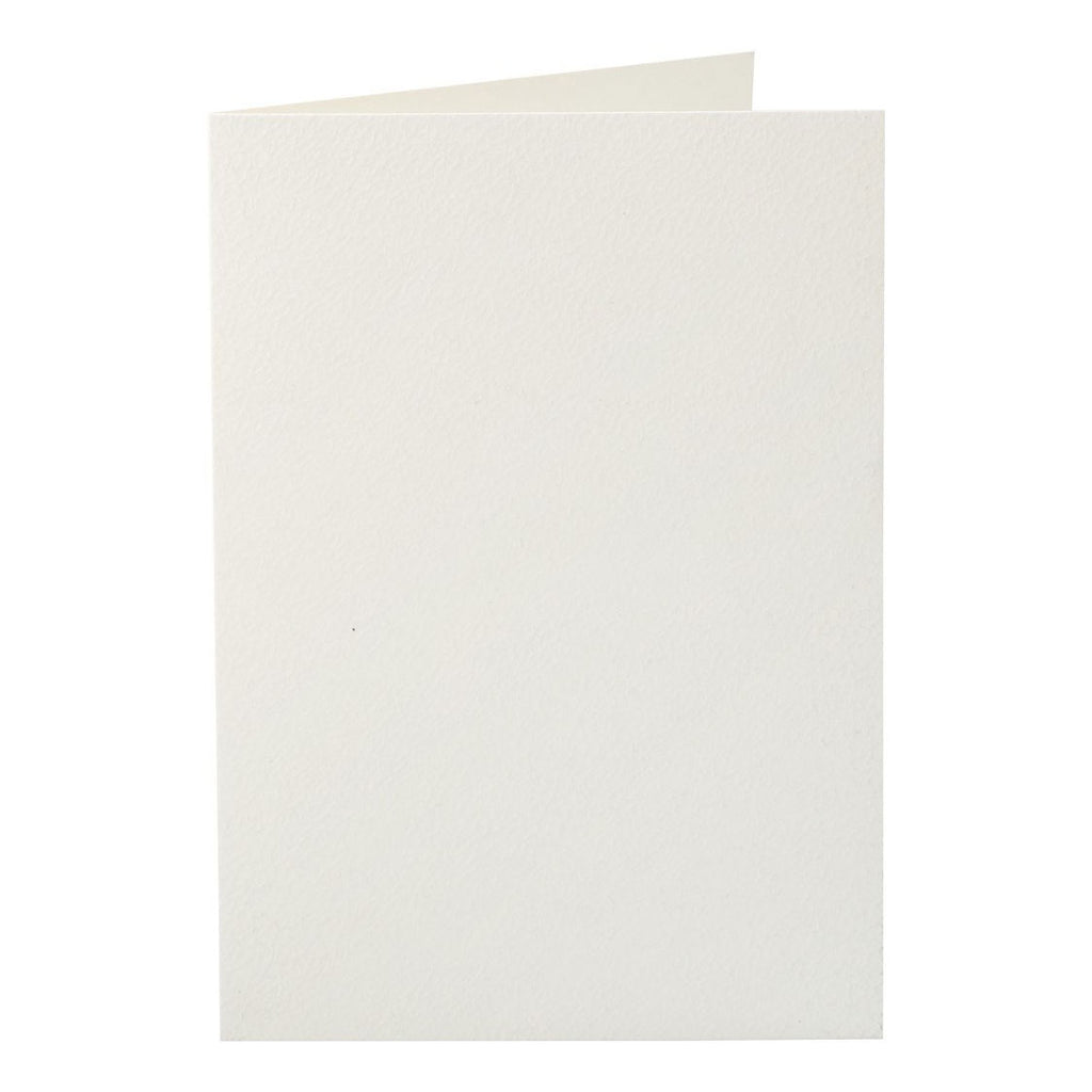 Kaarten, afmeting kaart 10,5x15 cm, 220 gr, off-white, 10 stuk 1 doos