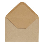 Creativ company enveloppen, afmeting envelop 11,5x16 cm, 110 gr, naturel, 10 stuk 1 doos