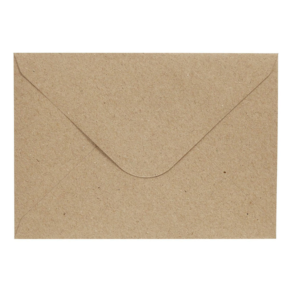 Creativ company enveloppen, afmeting envelop 11,5x16 cm, 110 gr, naturel, 10 stuk 1 doos
