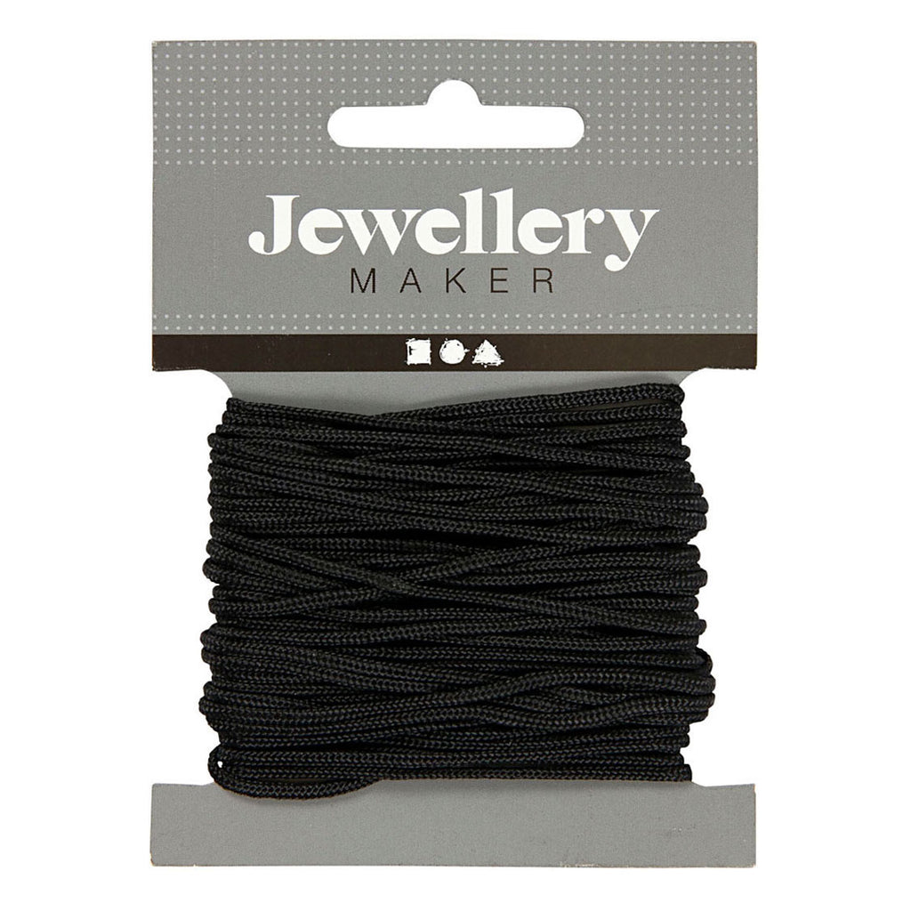 Creativ company macrame koord zwart, 8m