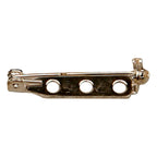 Creativ company brochespeld verzilverd 25mm, 10st.