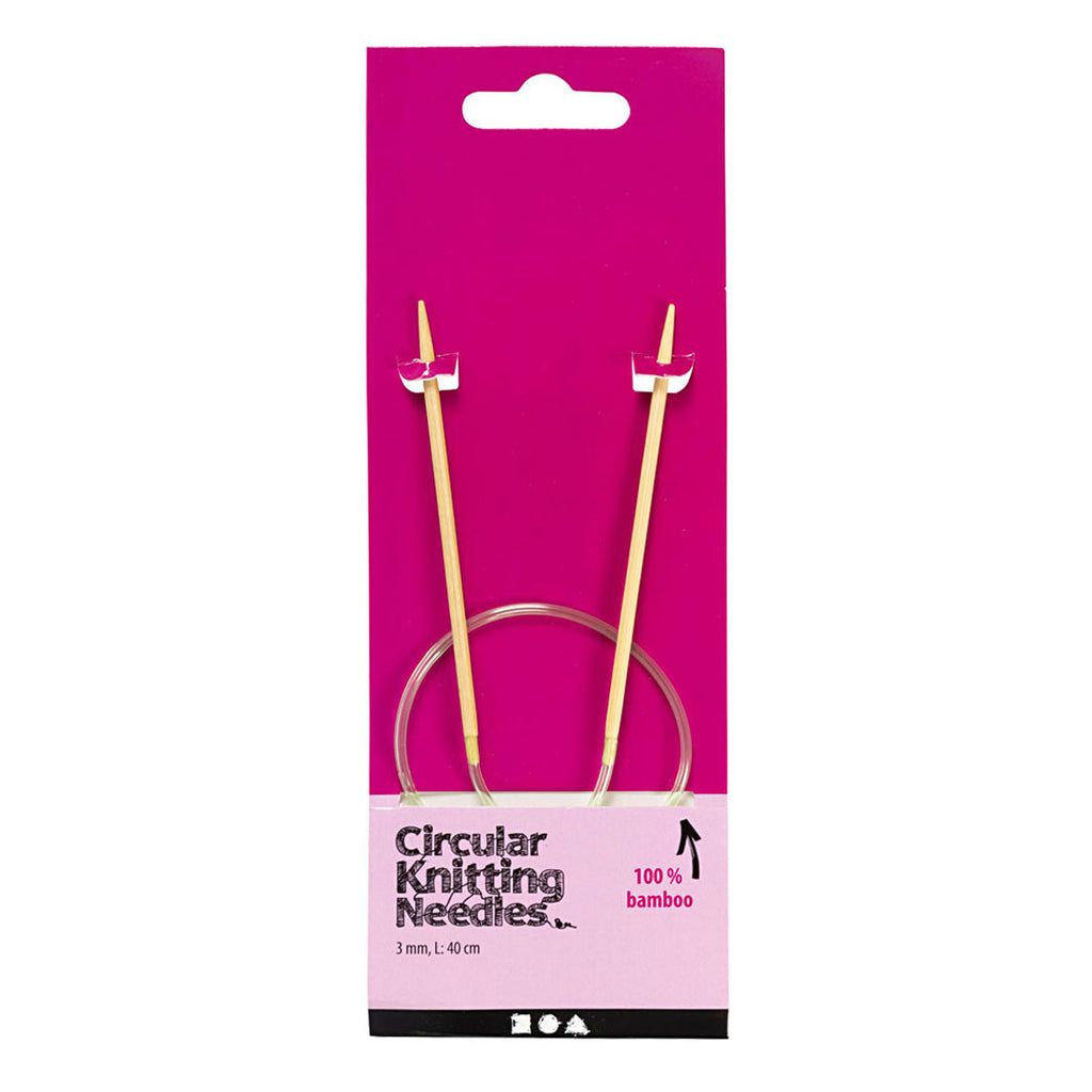 Creativ company rond breinaalden 3 mm, 40cm