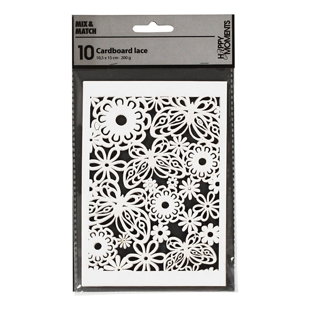 Creativ company patroonkarton, vel 10,5x15 cm, 200 gr, wit, 10 stuk 1 doos