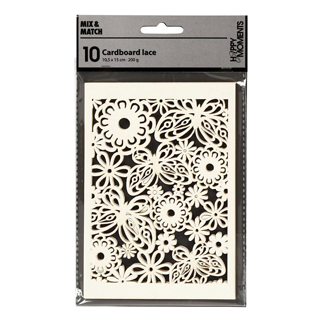 Creativ company patroonkarton, vel 10,5x15 cm, 200 gr, off-white, 10 stuk 1 doos