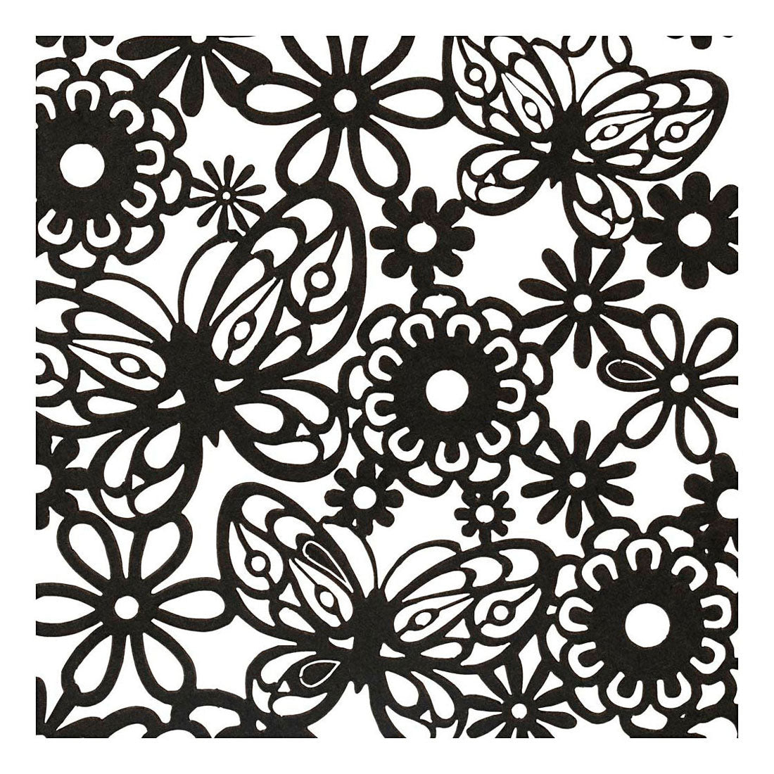 Creativ company patroonkarton, vel 10,5x15 cm, 200 gr, zwart, 10 stuk 1 doos