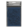 Creativ company patroonkarton, vel 10,5x15 cm, 200 gr, blauw, 10 stuk 1 doos