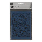 Creativ company patroonkarton, vel 10,5x15 cm, 200 gr, blauw, 10 stuk 1 doos