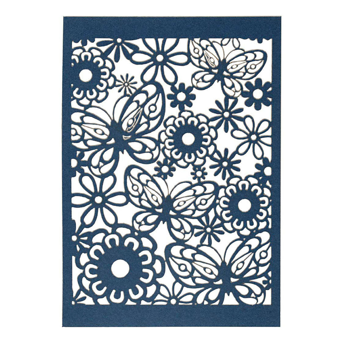 Creativ company patroonkarton, vel 10,5x15 cm, 200 gr, blauw, 10 stuk 1 doos