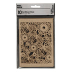 Creativ company patroonkarton, vel 10,5x15 cm, 200 gr, naturel, 10 stuk 1 doos