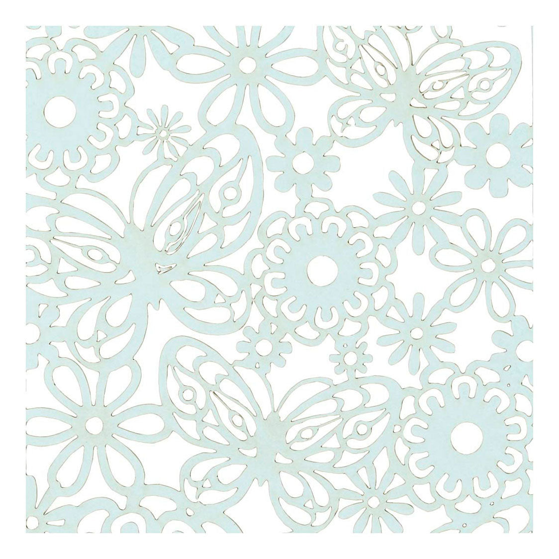 Creativ company patroonkarton, vel 10,5x15 cm, 200 gr, lichtblauw, 10 stuk 1 doos