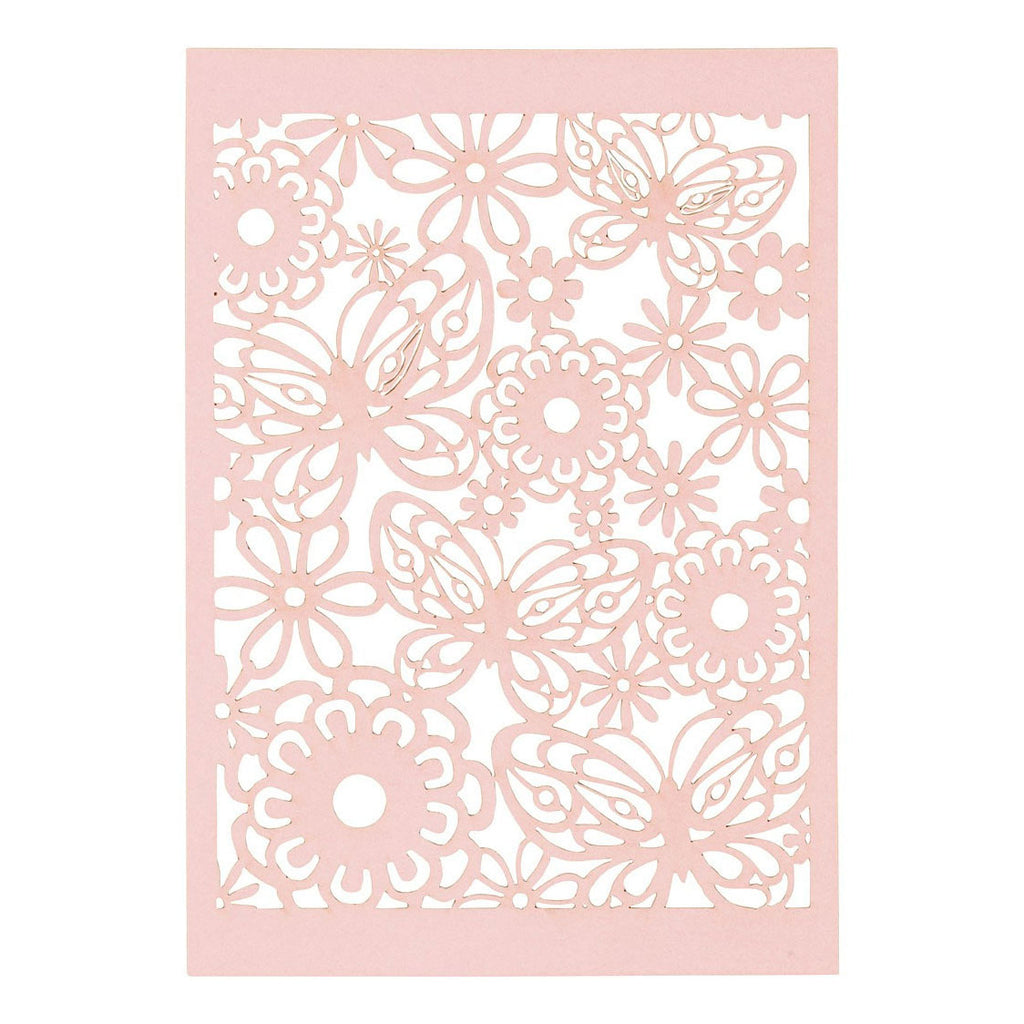 Creativ company patroonkarton, vel 10,5x15 cm, 200 gr, lichtrood, 10 stuk 1 doos