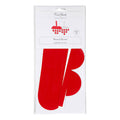 Creativ company gevlochten harten, afm 13,5x12,5 cm, rood, wit, 8 set 1 doos