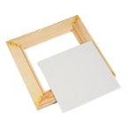 Creativ company canvas paneel met lijst, afm 15x15x0,3 cm, wit, 1 stuk