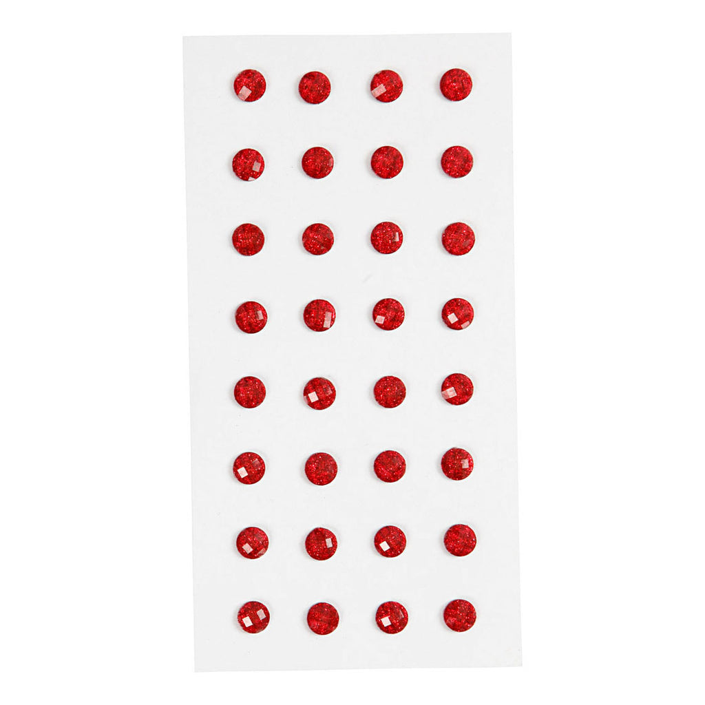 Creativ company strasstenen rood, 32st.