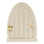 Creativ company houten miniatuur deur met scharnieren, 13x10cm
