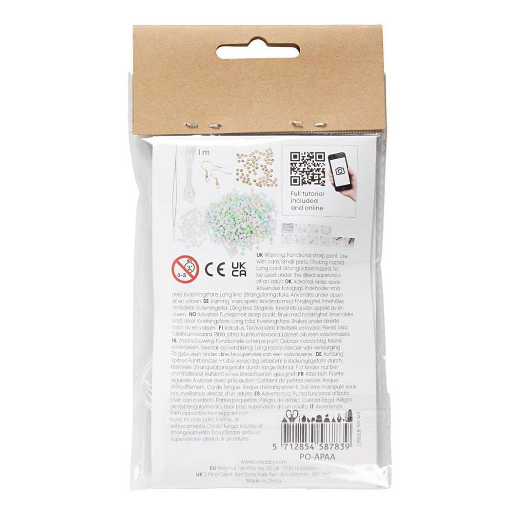 Creativ company mini hobbyset sieraden elastische armband en oorbel