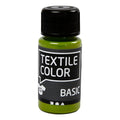 Creativ company textile color semi-dekkende textielverf - kiwi, 50ml