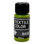 Creativ company textile color semi-dekkende textielverf - kiwi, 50ml